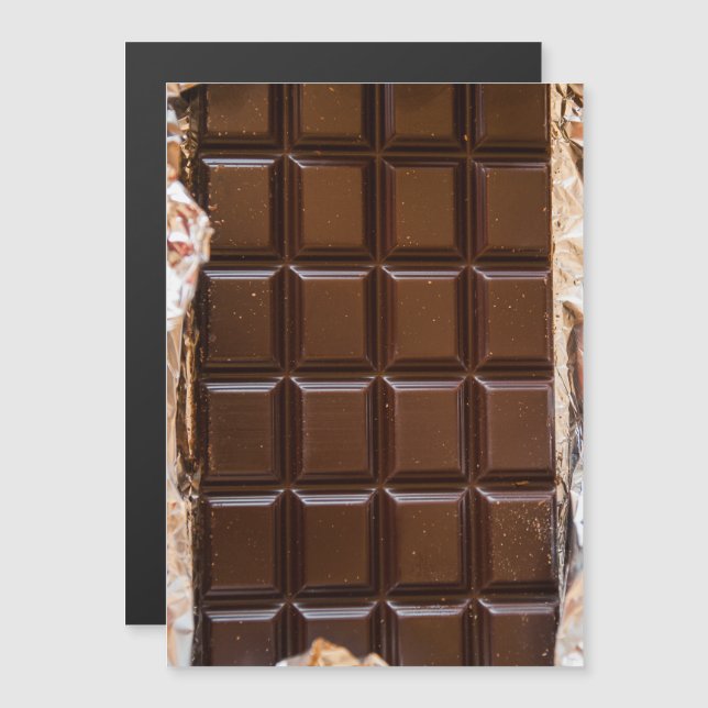 Chocolate Candy Bar Magnetic Invitation (Front/Back)