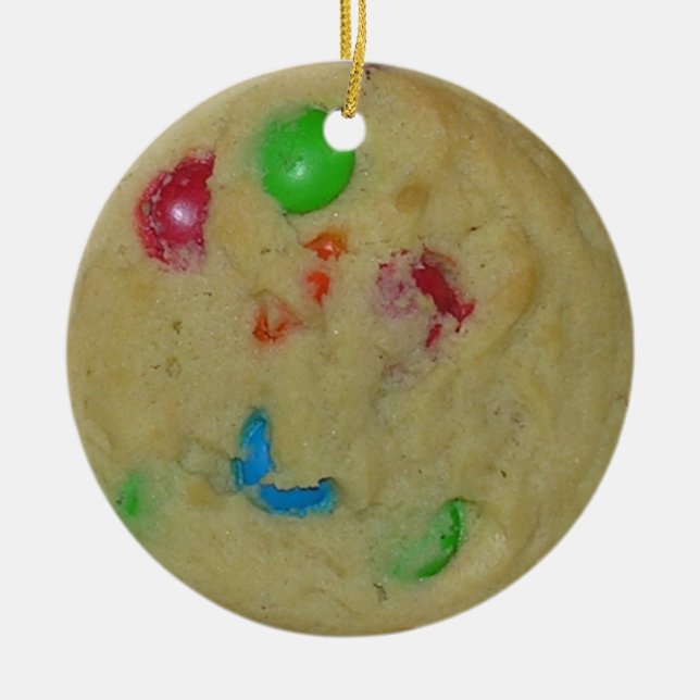 Chocolate Candy Cookie Ornament (Front)