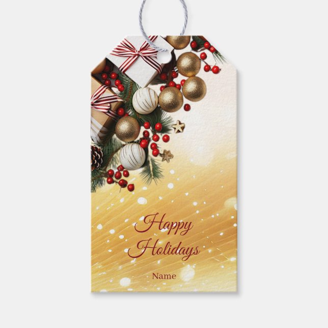 Chocolate Candy Gift Tag (Front)