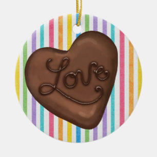 Chocolate Candy Love - SRF Ceramic Tree Decoration