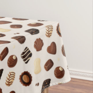 Chocolate candy pattern tablecloth