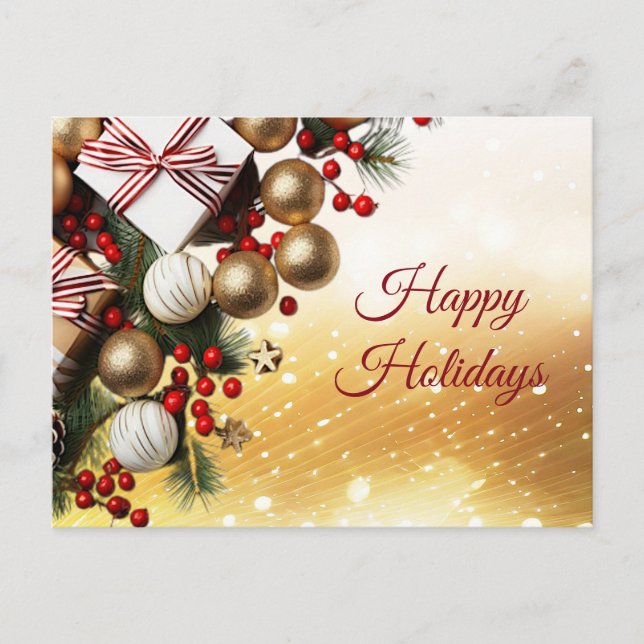 Chocolate Candy Postcard (Front)