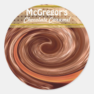 Chocolate Caramel label