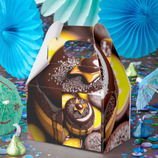 Chocolate & Caramel-Themed Favour Box