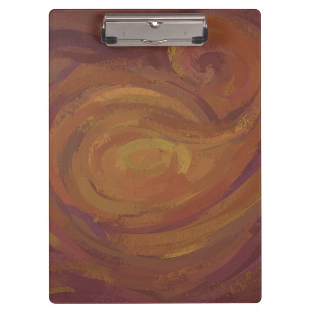 Chocolate Carmel Swirl Clipboard (Front)
