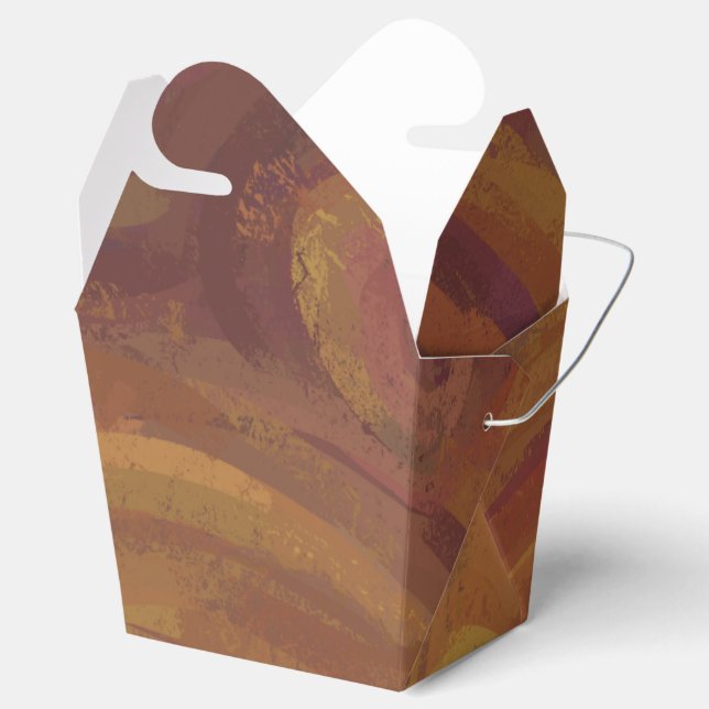 Chocolate Carmel Swirl Favour Box (Opened)