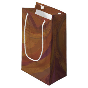 Chocolate Carmel Swirl Small Gift Bag