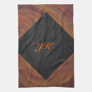 Chocolate Carmel Swirl Tea Towel