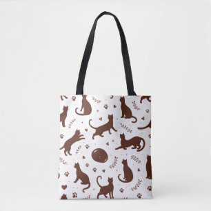 Chocolate Cats Tote Bag