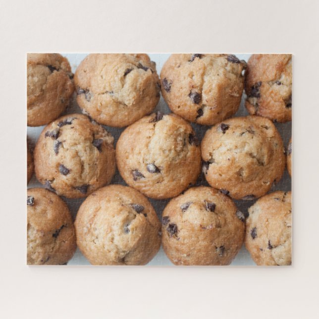 Chocolate chip cakes jigsaw puzzle (Horizontal)