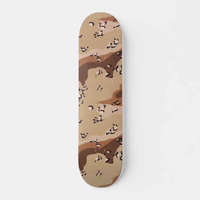 Chocolate Chip Camo Skateboard Pro (Front)