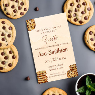 Chocolate Chip Cookie Baby Shower Invitation