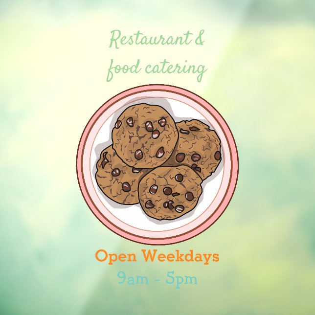 Chocolate chip cookie cartoon illustration (Sheet 3)