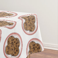 Chocolate chip cookie cartoon illustration