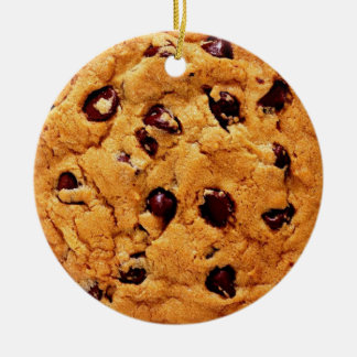 Chocolate Chip Cookie Ceramic Tree Decoration