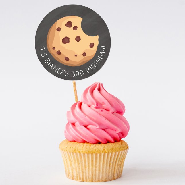 Chocolate Chip Cookie Chalkboard Birthday Sticker  (Creator Uploaded)
