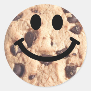 Chocolate Chip Cookie Classic Round Sticker