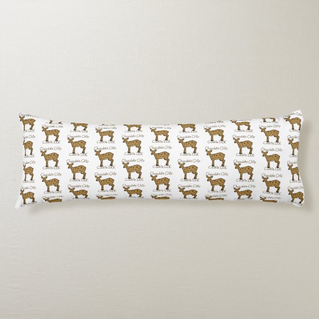 Chocolate Chip Cookie Doe Body Cushion (Front)