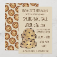Chocolate Chip Cookie Dough Bake Sale Cookies
