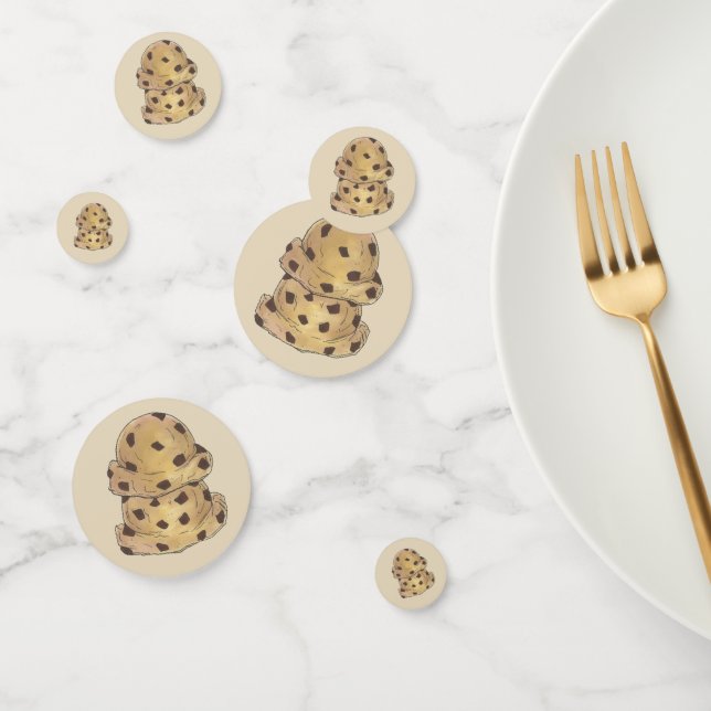Chocolate Chip Cookie Dough Bakery Pastry Chef Confetti (Group)