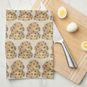 Chocolate Chip Cookie Dough Bakery Pastry Chef Tea Towel