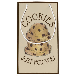 Chocolate Chip Cookie Dough Cookies Just for You Small Gift Bag