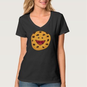 Chocolate Chip Cookie Face   Halloween Product T-Shirt