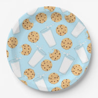 Chocolate Chip Cookie Kids 1st Birthday Party Blue