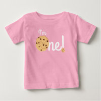 Chocolate Chip Cookie Kids 1st Birthday Party Pink