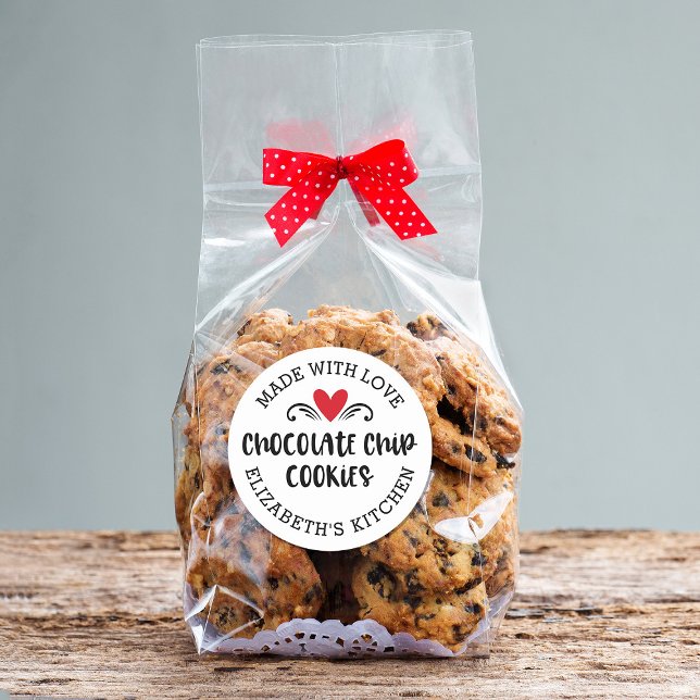 Chocolate Chip Cookie made with love Sticker (Creator Uploaded)