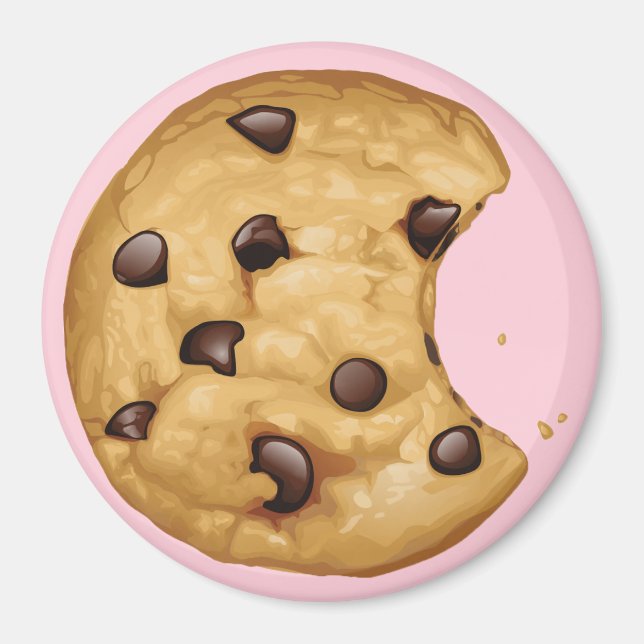 Chocolate chip cookie magnet (Front)