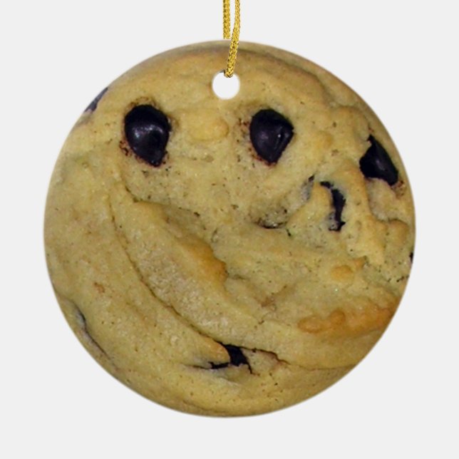 Chocolate Chip Cookie Ornament (Front)