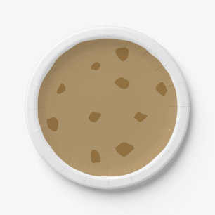 Chocolate Chip Cookie Paper Plate