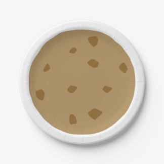 Chocolate Chip Cookie Paper Plate