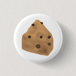 Chocolate Chip Cookie Piece Gift 3 Cm Round Badge