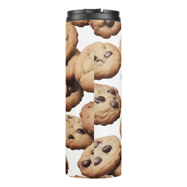 Chocolate chip cookie wrapping paper thermal tumbler (Back)