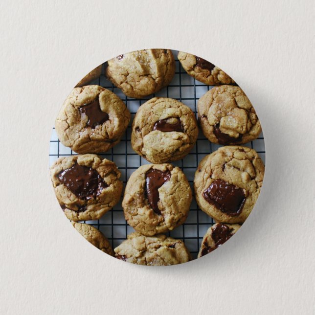 Chocolate Chip Cookies 6 Cm Round Badge (Front)