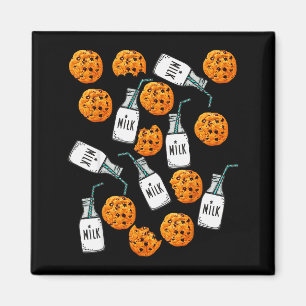 Chocolate Chip Cookies And Milk Funny Costume Magnet