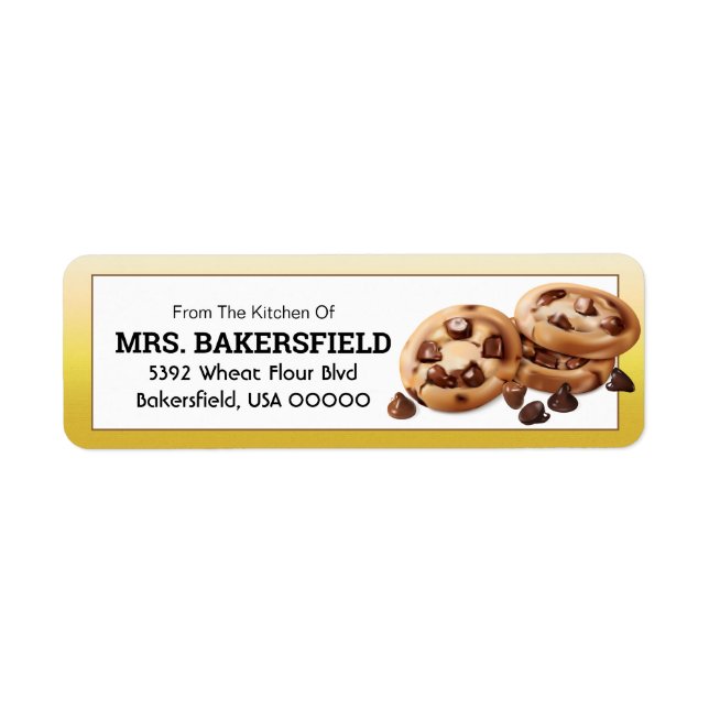 Chocolate Chip Cookies Baking Gift (Front)