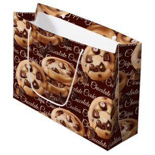 Chocolate Chip Cookies Baking Large Gift Bag