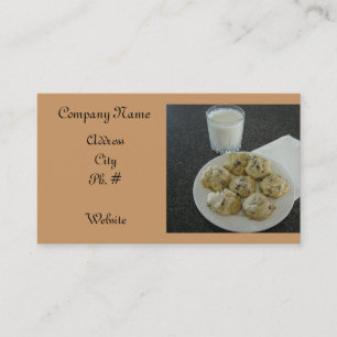 Chocolate Chip Cookies Business Card