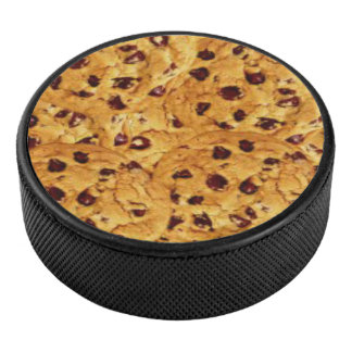 chocolate chip cookies hockey puck