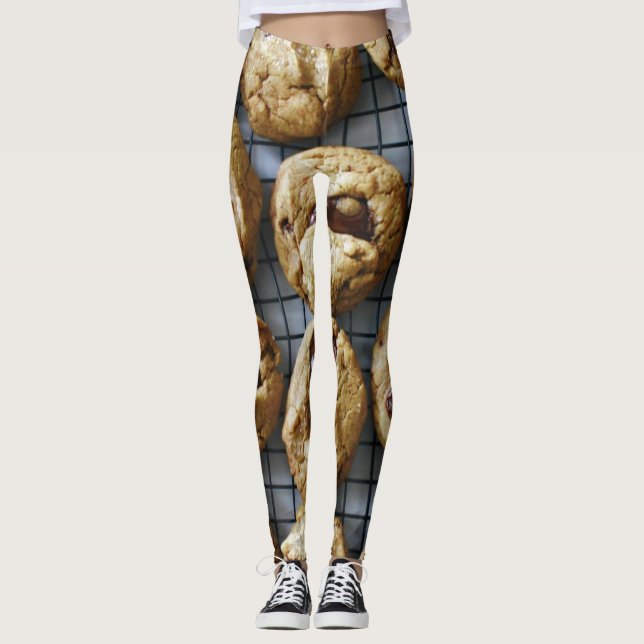 Chocolate Chip Cookies Leggings (Front)