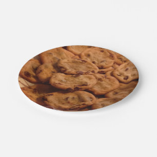 Chocolate Chip Cookies Paper Plate