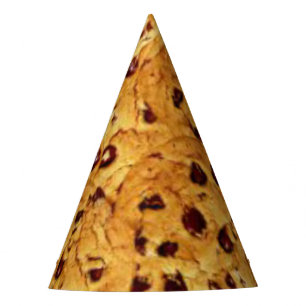 chocolate chip cookies party hat