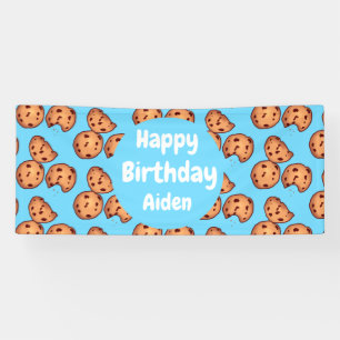 Chocolate Chip Cookies Pattern  Banner