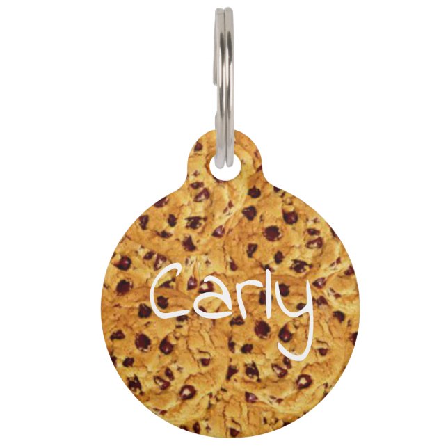 chocolate chip cookies pet tag (Front)