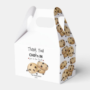 Chocolate Chip Cookies Thank You Baking Gift Favour Box
