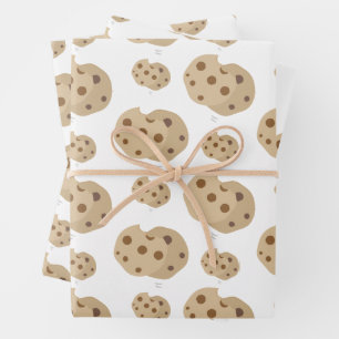Chocolate Chip Cookies Wrapping Paper Sheet