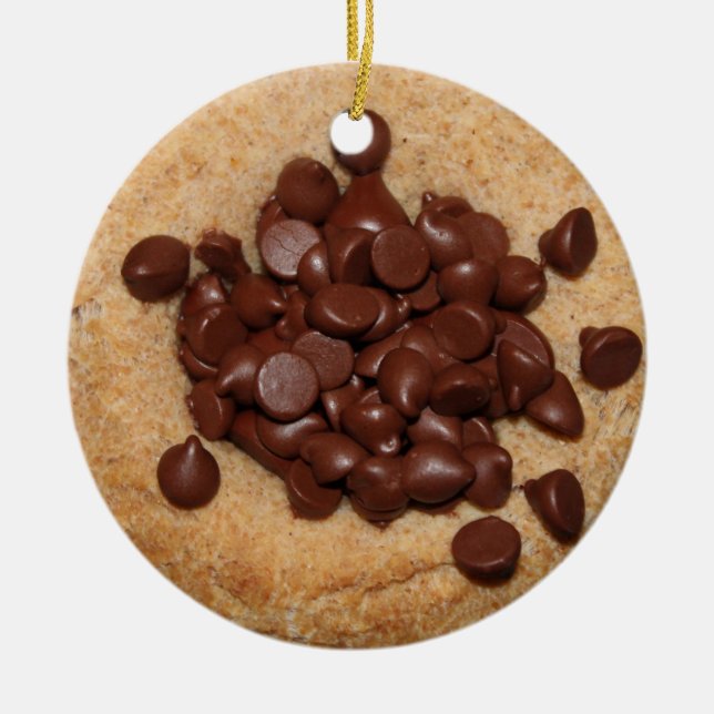 Chocolate Chip Kolache ornament (Front)